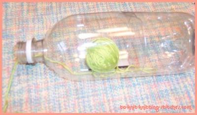 Keeping Yarn Clean In A Homemade Canister