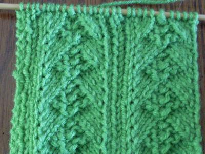 Beautiful Knitting Stitches Using M1 (Make One) Increase Method