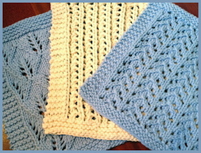 Free Knitting Pattern for Dishcloths Using Size 8 Needles