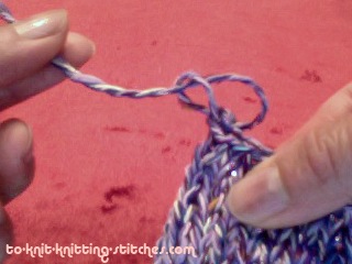 bind off pull yarn through last loop