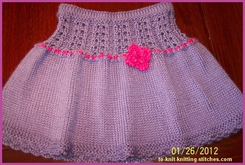 Ashley Skirt, As Seen on Knitting Daily Tv Episode 108 - Knitting