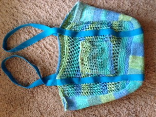 knitted A Go Green Market Bag