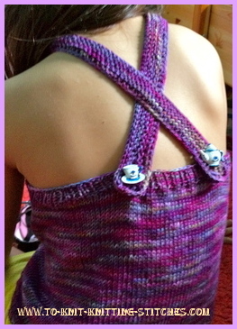 Free tank top knitting patterns for beginners