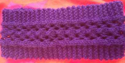 Easy Lacy Headband - Beginner Lace Knitting Pattern
