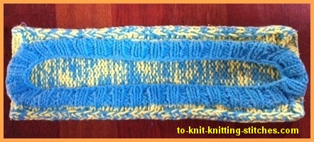 knitted mop cover