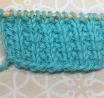 broken rib knitting pattern