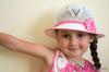 Crochet white hat for 4-5-year-old girl