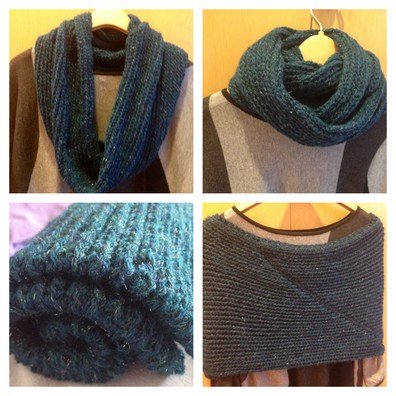 Different Way To Wear A Happy New Year scarf using Turkish stitch
