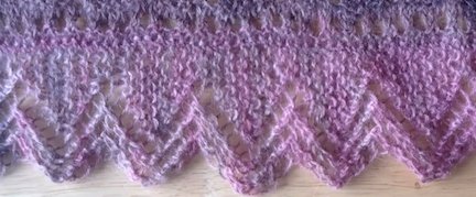Lace Edging Knitting Pattern And Chart