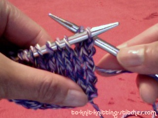 bind off insert left needle to the first loop