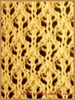 feather lace stitch 
