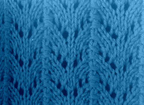 fishtail lace knitting pattern