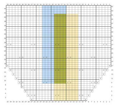 example of knitting chart