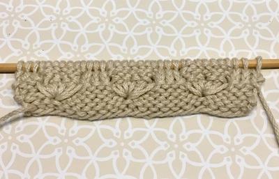 Back side of the loops