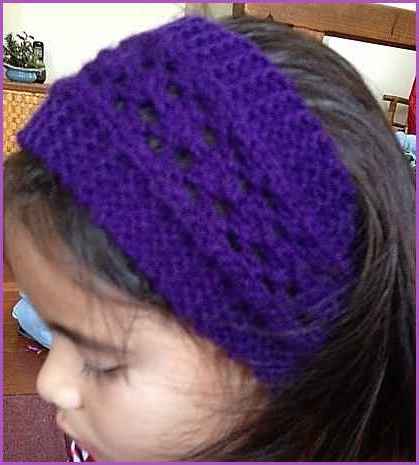 This easy lacy headband knitting pattern is just one examples of how simple it is to incoperate lace stitch into everyday knitted items.