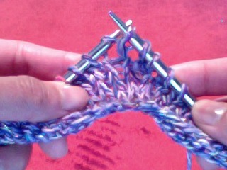 yarn over pull through loop